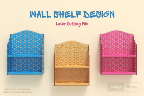 Estante De Pared Creativo Digital